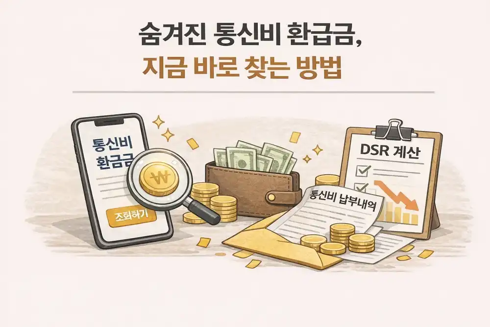 숨겨진 통신비 환급금, 지금 바로 찾는 방법