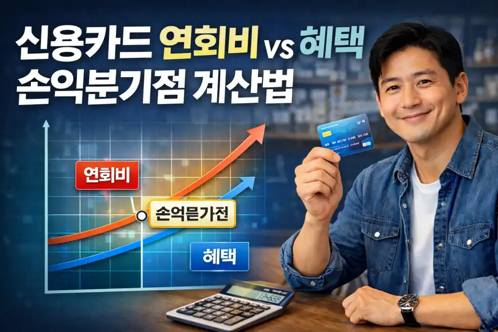신용카드 연회비 vs 혜택 손익분기점 계산법