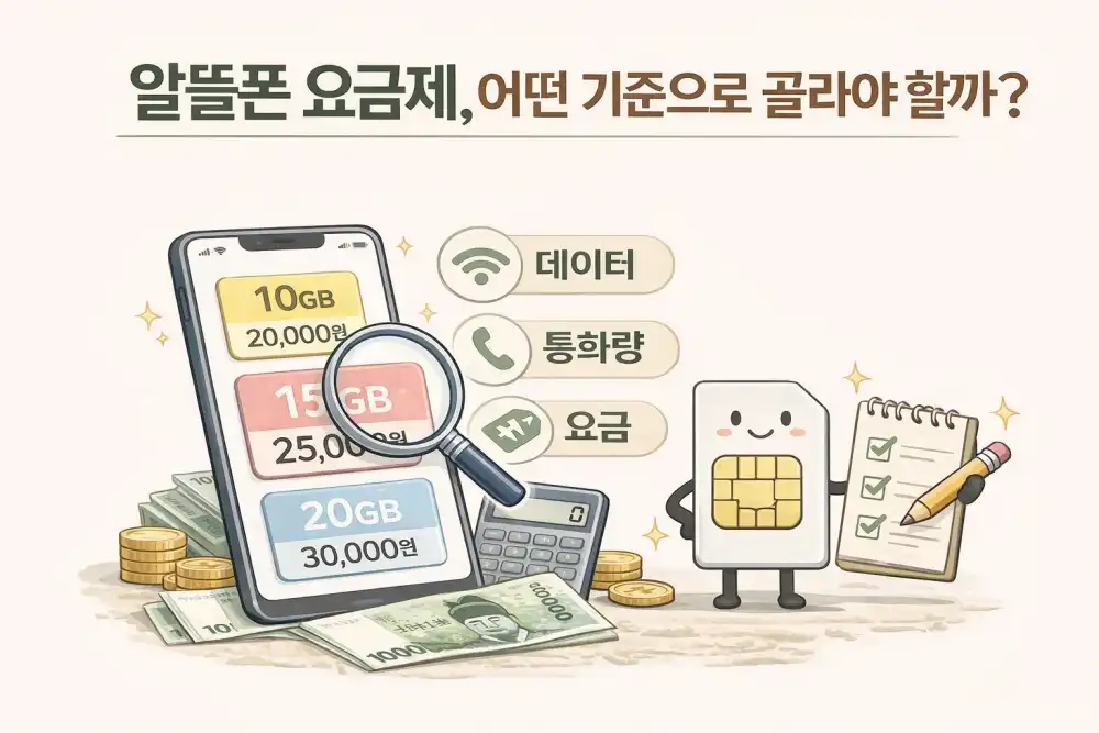 알뜰폰 요금제, 어떤 기준으로 골라야 할까?