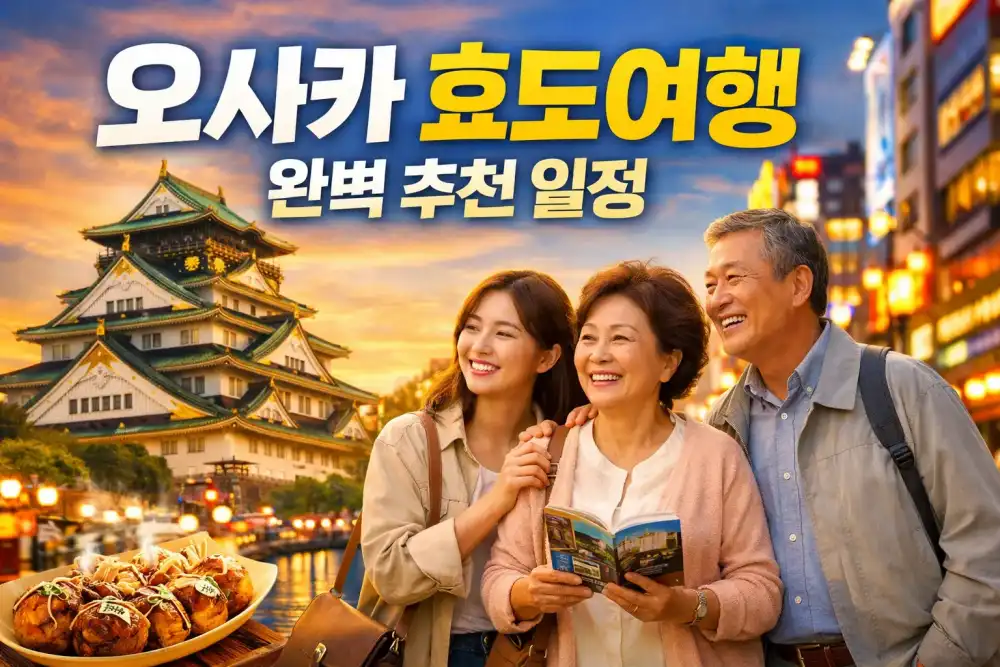 오사카 효도여행 완벽 추천 일정
