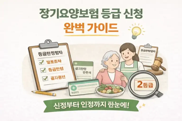 장기요양보험 등급 신청 완벽 가이드