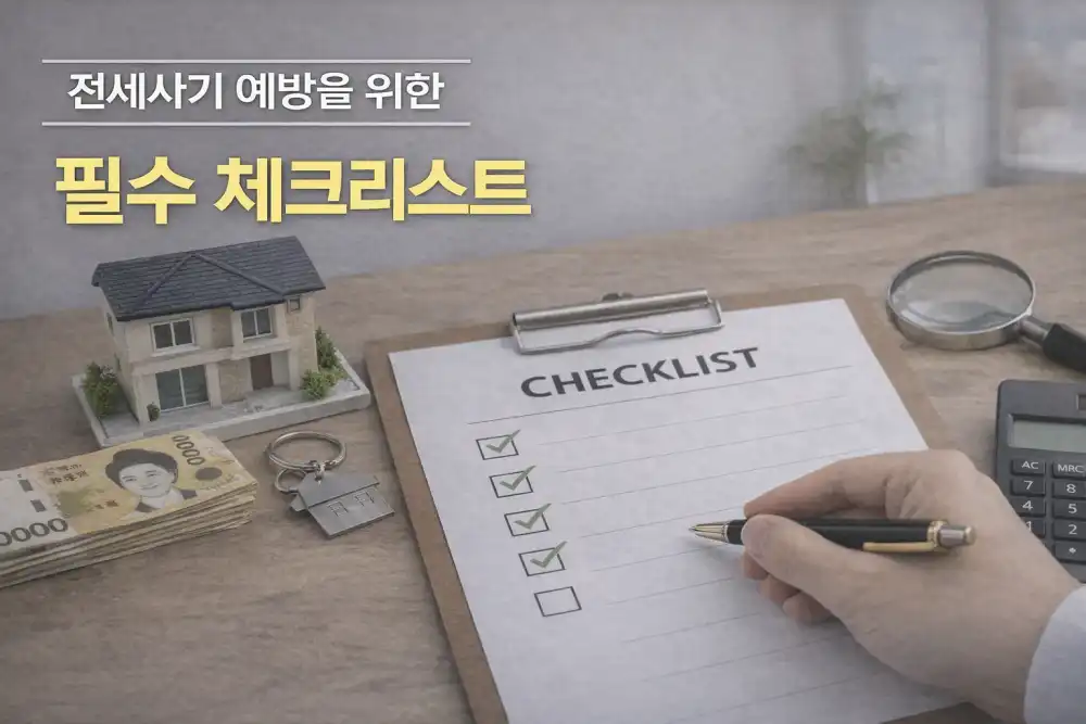 전세사기 예방을 위한 필수 체크리스트