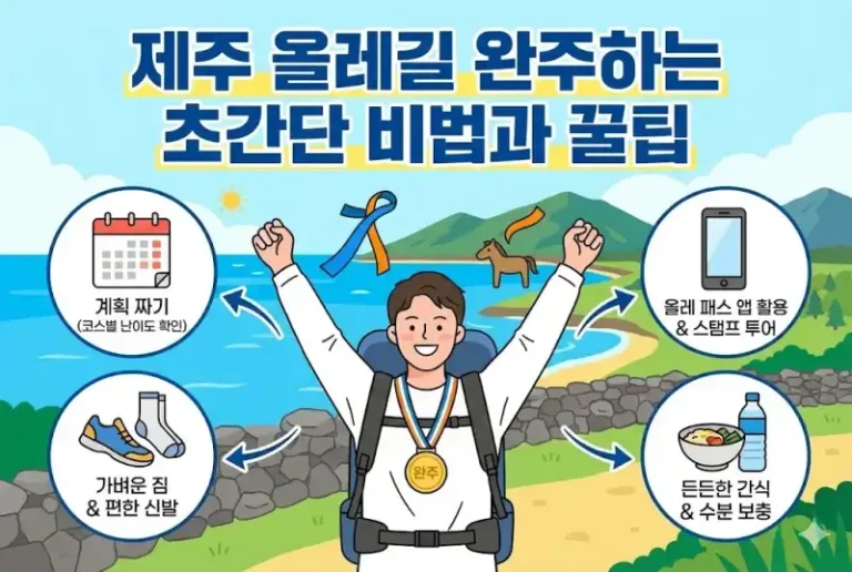 제주 올레길 완주하는 초간단 비법과 꿀팁