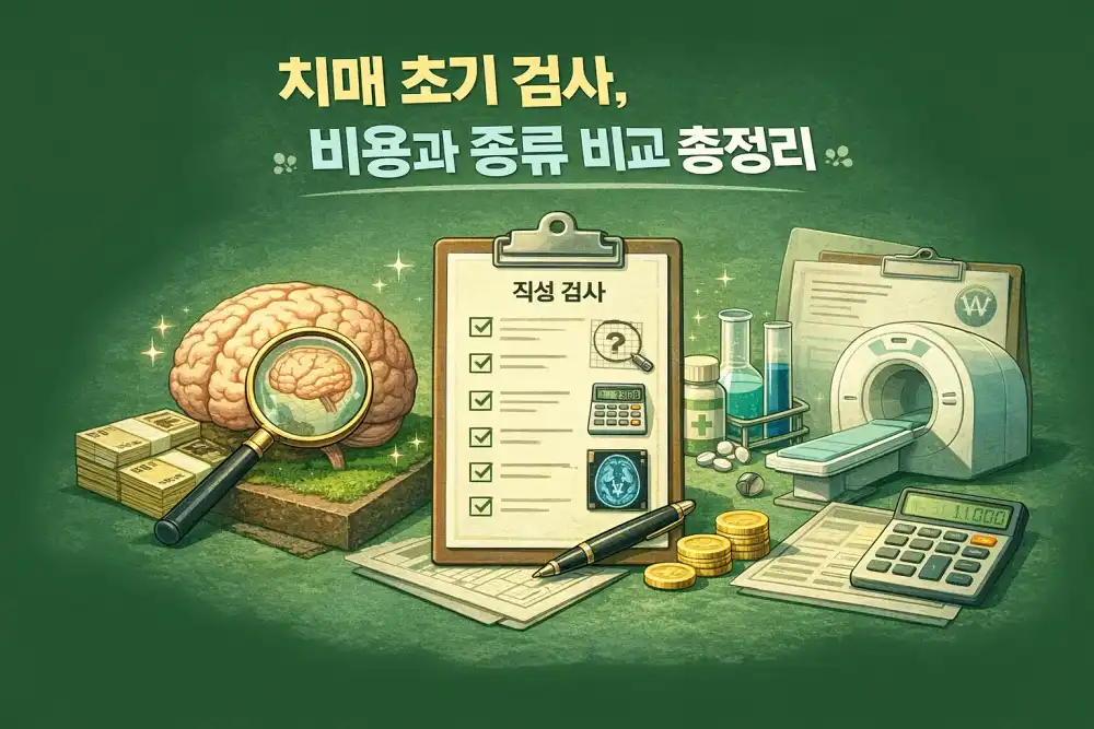 치매 초기 검사, 비용과 종류 비교 총정리