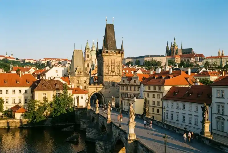 프라하 카를교 전망