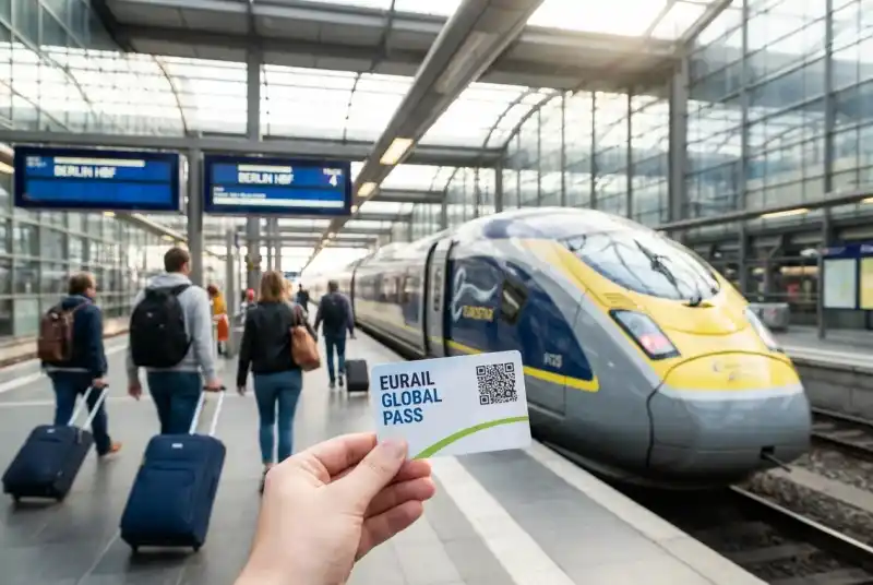유레일패스와 기차역