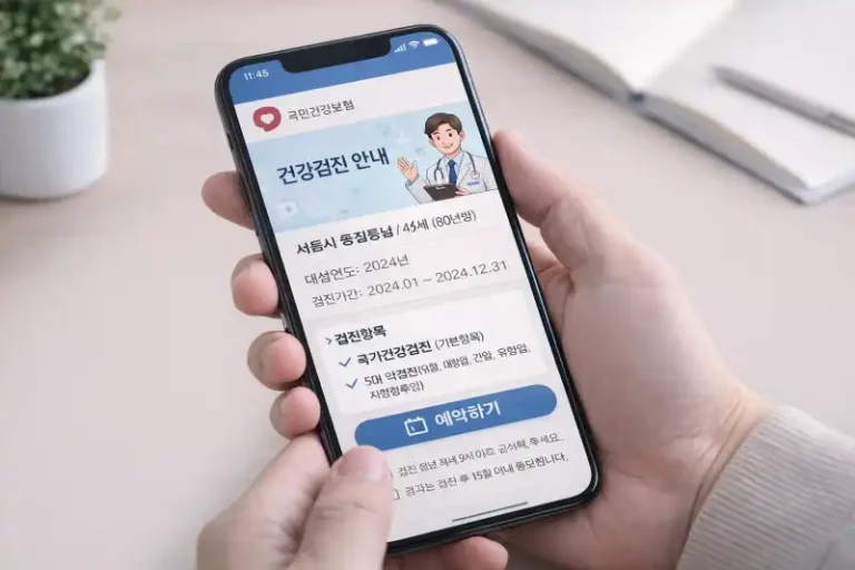 노인 건강검진 항목 완벽 정리