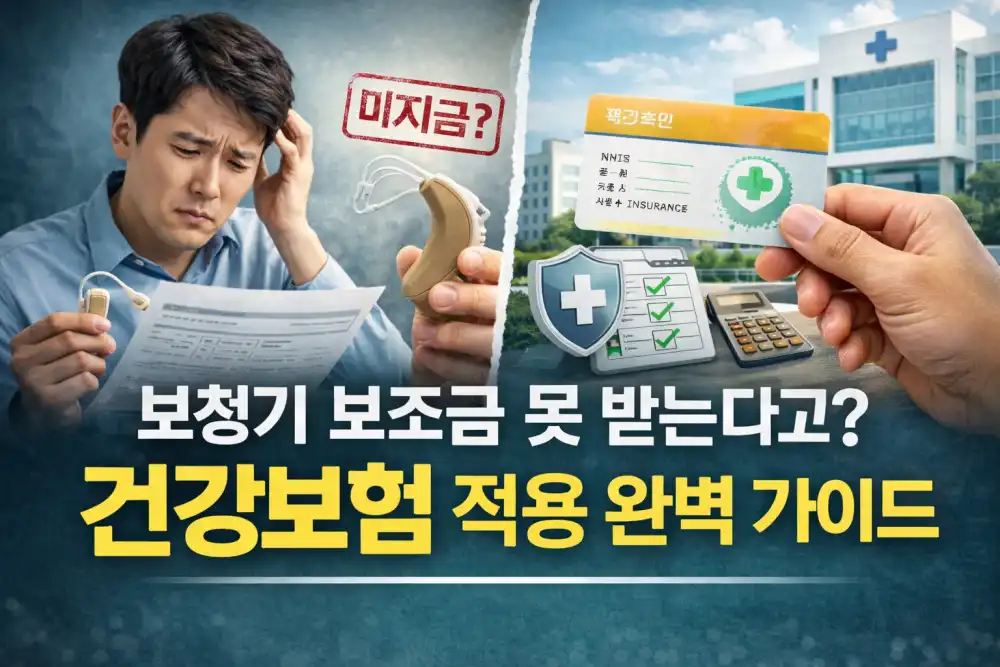 보청기 보조금 못 받는다고? 건강보험 적용 완벽 가이드