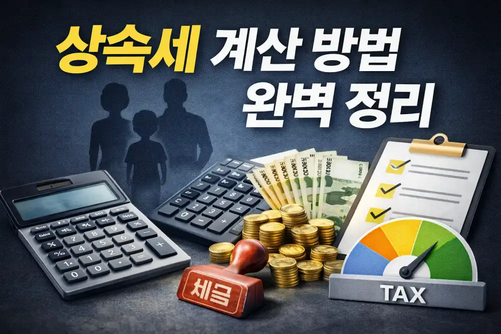 상속세 계산 방법 완벽 정리