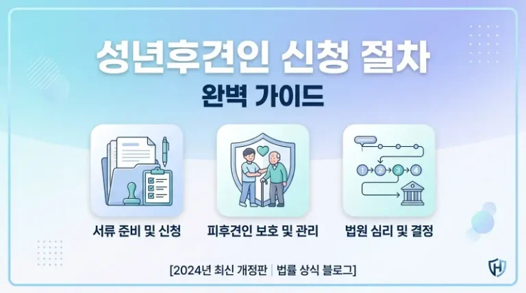 성년후견인 신청 절차 완벽 가이드