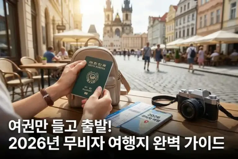 여권만 들고 출발! 2026년 무비자 여행지 완벽 가이드