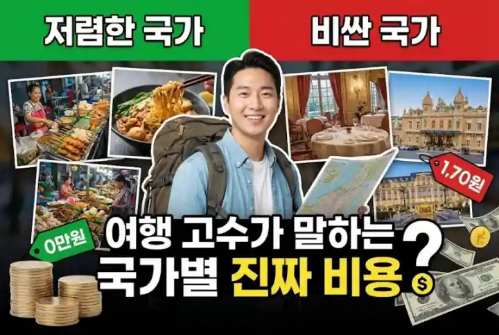 여행 고수가 말하는 국가별 진짜 비용