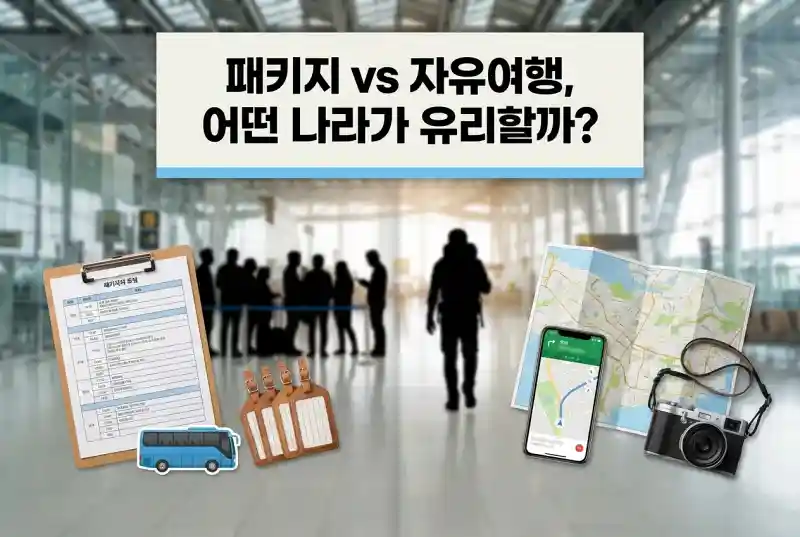 패키지 vs 자유여행, 어떤 나라가 유리할까?