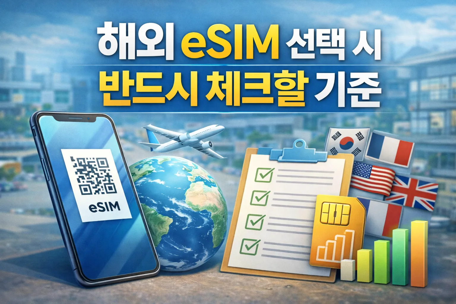 해외 eSIM 선택 시 반드시 체크할 기준