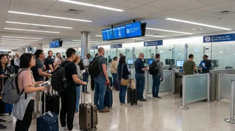 미국 공항 입국심사 질문