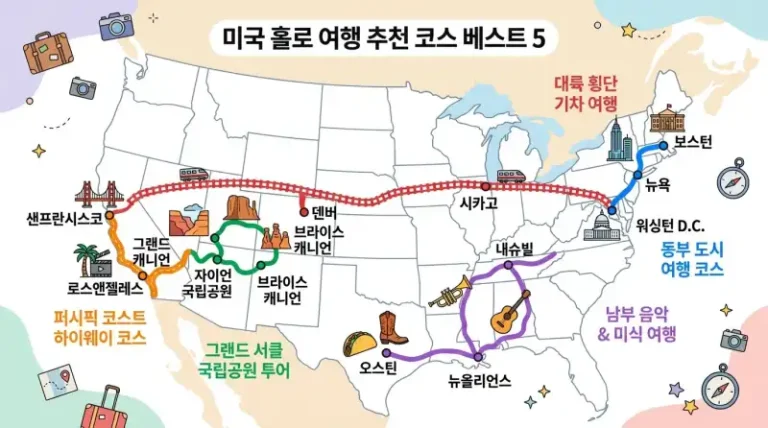 혼자 미국 여행 3번 다녀온 사람이 알려주는, 진짜 괜찮은 루트 5가지