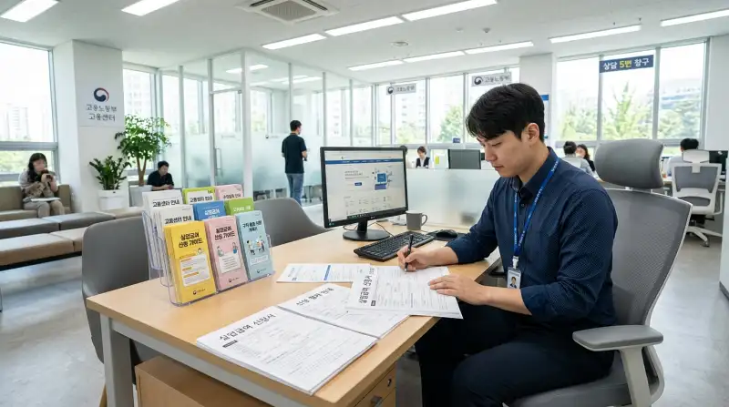 고용센터 실업급여 신청 현장