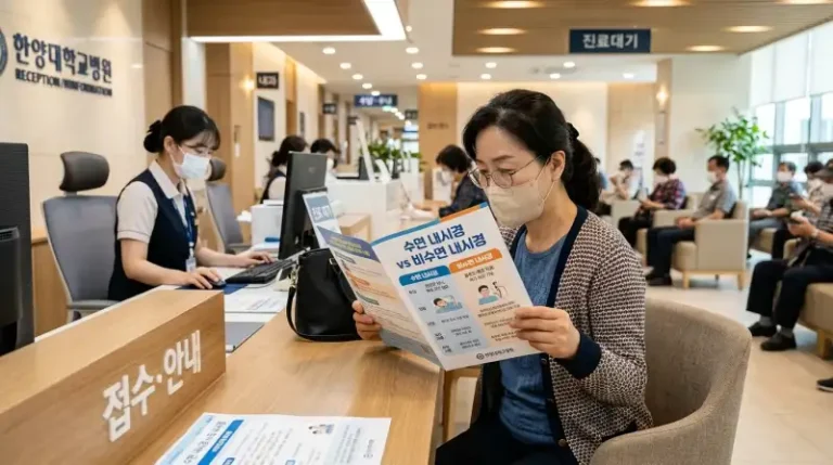 위내시경 수면 vs 일반, 3번 받아본 사람이 알려주는 진짜 비용 차이