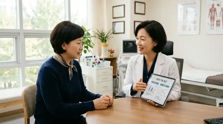 산부인과 의사 상담 장면