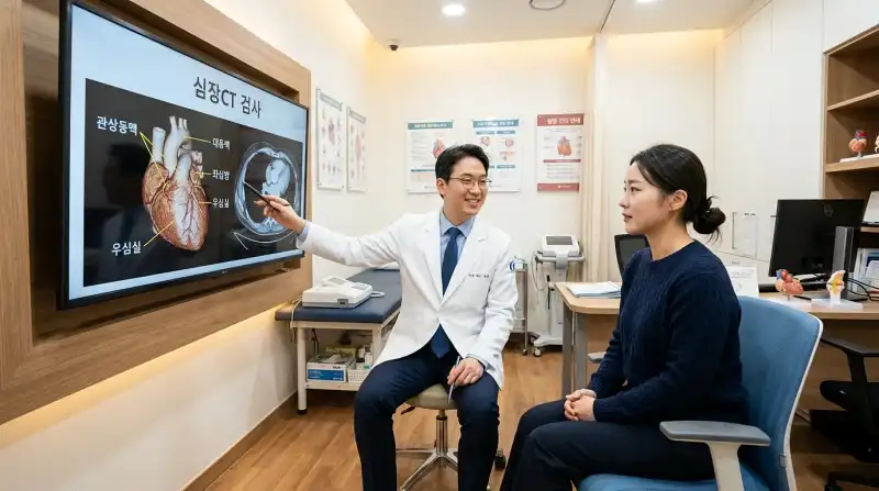 심장내과 상담 장면