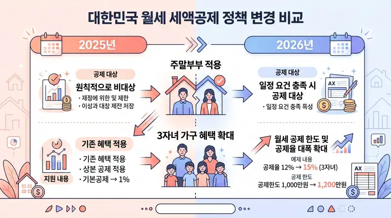 2025년 vs 2026년 정책 변경 비교