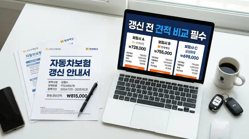 갱신 전 견적 비교 필수