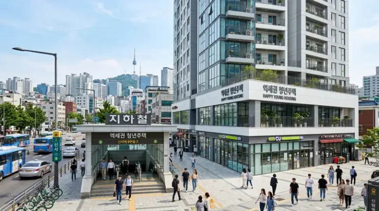 서울 지하철역 인근 역세권 청년주택 신축 아파트