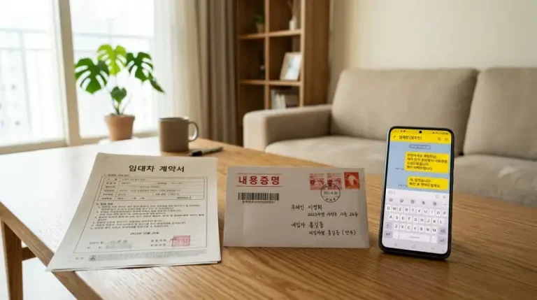 임대차 분쟁 상황 설정