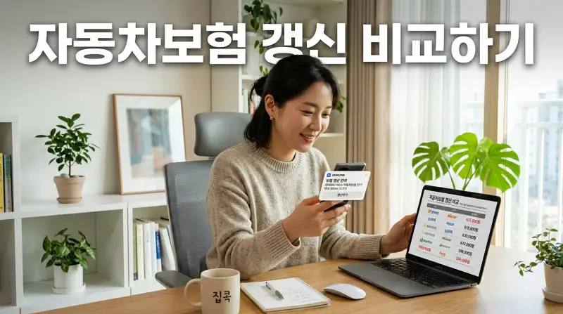 자동차보험 갱신 비교하기