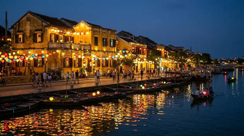 호이안 야경과 등불 축제