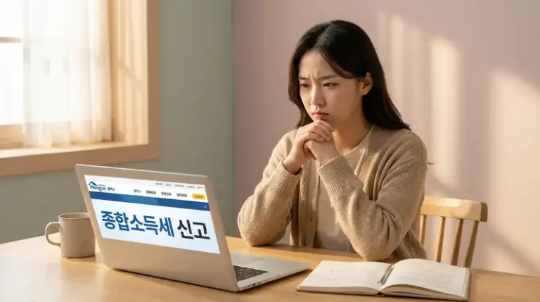 홈택스로 종합소득세 신고를 처음 준비하는 직장인