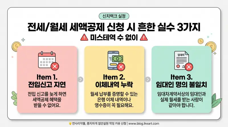 흔한 실수 3가지 체크리스트