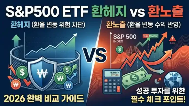 S&P500 ETF 환헤지 vs 환노출 2026 완벽 가이드