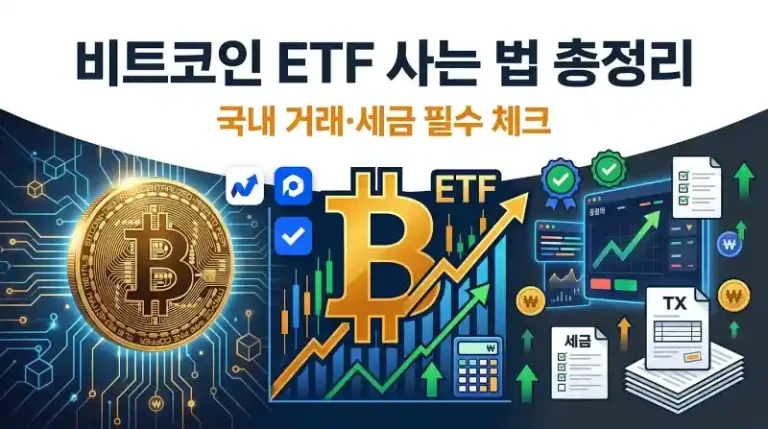 비트코인 ETF 사는 법 총정리