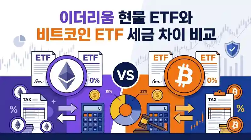 비트코인·이더리움 현물 ETF 세금 총정리
